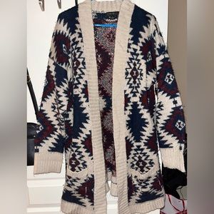 Plus size women’s sweater cardigan